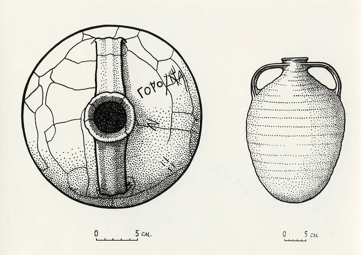 Амфора с надписью "Гороушна".