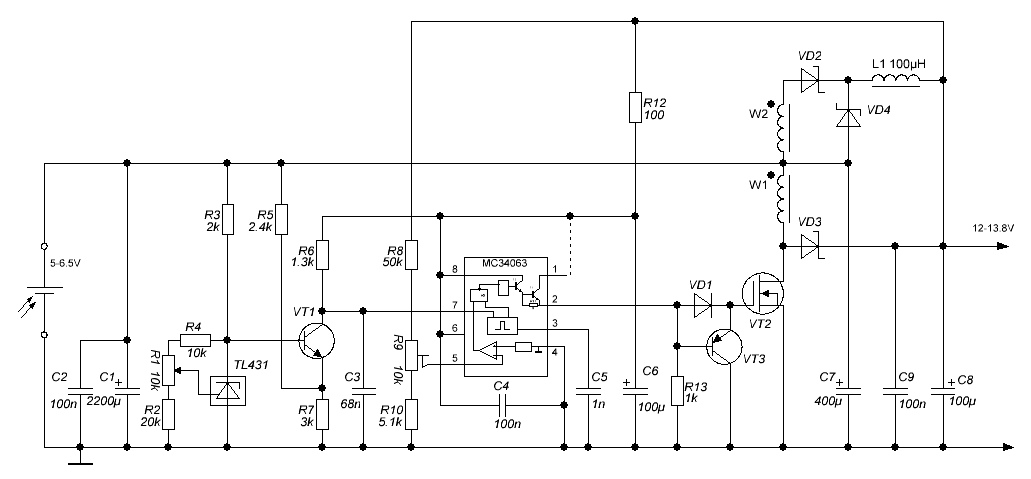 
MC34063  NCP3066 solar panel voltage boost for outdoor use - 12v 