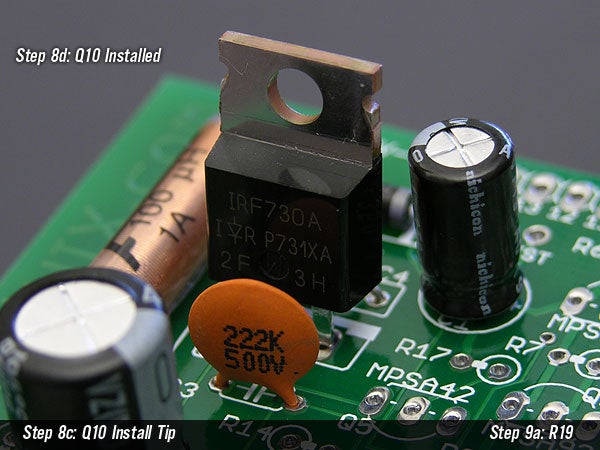 IRF730 400V 5.5 Amp Single-Gate MOSFET @ Position Q10
