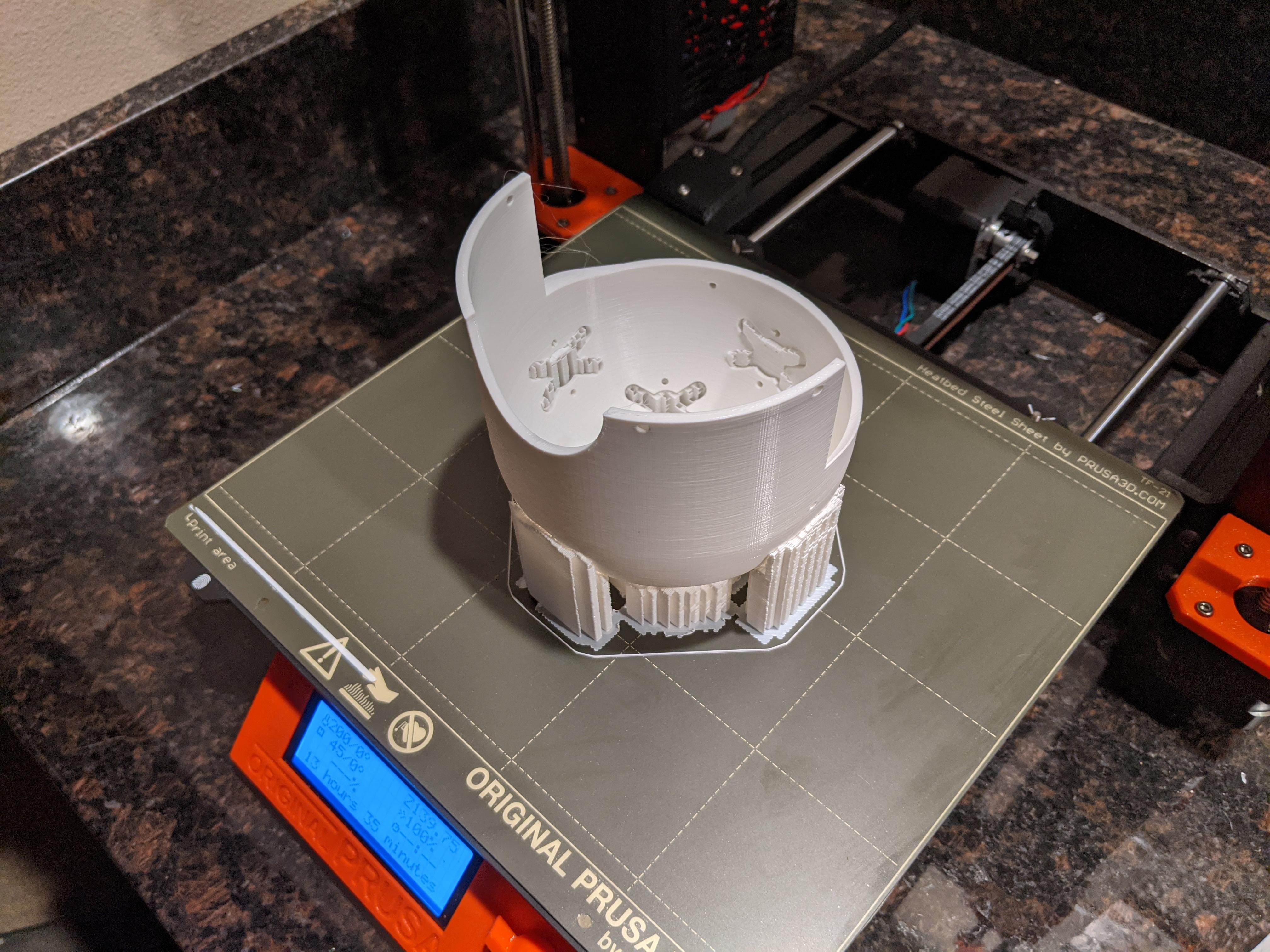 Print Led Dome and Do Final Pretest