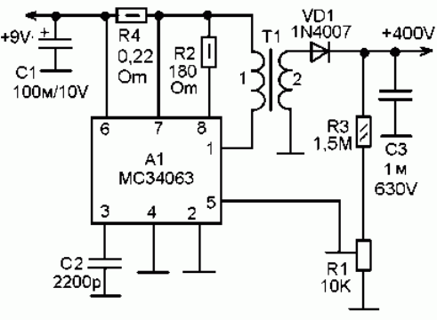 повышающий преобразователь на МС34063 | Амперка / Форум
