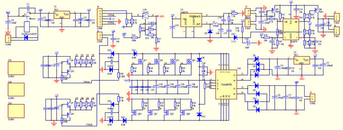 2000w inverter dc-dc power circuit schematic