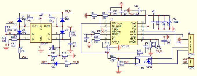 2000 watt inverter dc-dc circuit driver schematic