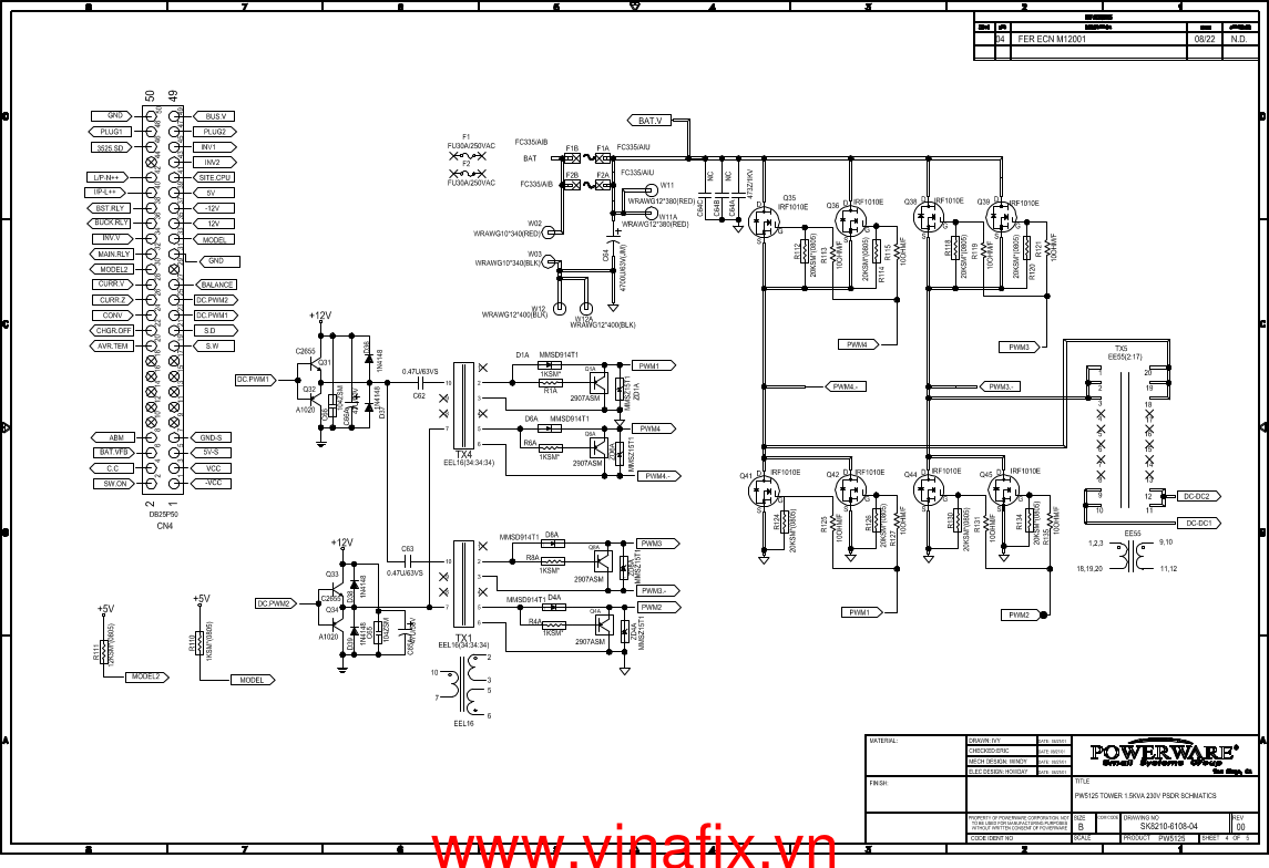 vinafix.vn 1500 power board 607