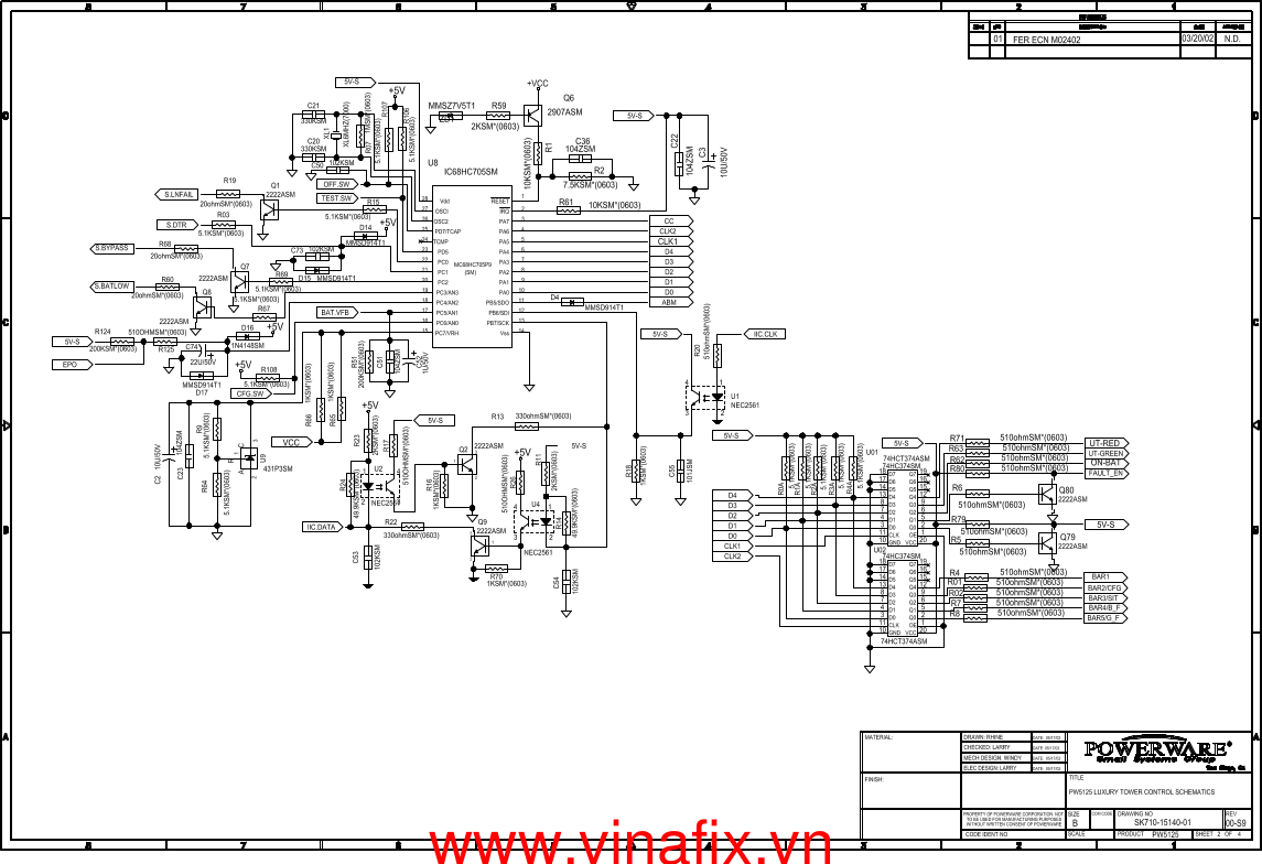 vinafix.vn 5125 control pcb 141c