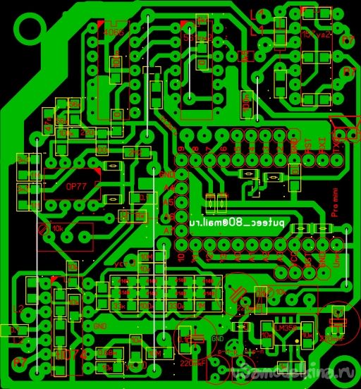 Металлоискатель на Arduino Pro Mini. Переработка глубинника Колоколова-Щедрина по принципу «Прием-передача»